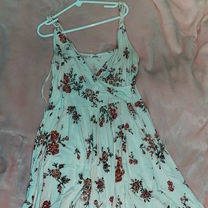 White floral romper